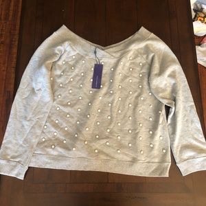 rebecca minkoff off the shoulder crop